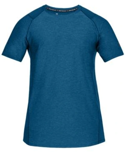Shop Under Armour Men's Mk-1 Heatgear Training T-shirt In Navy Blue