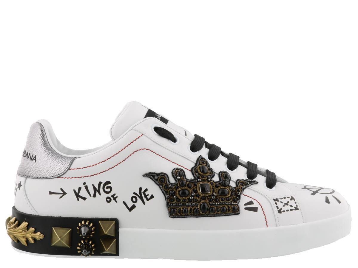 dolce & gabbana king of love sneakers,Quality assurance,protein-burger.com