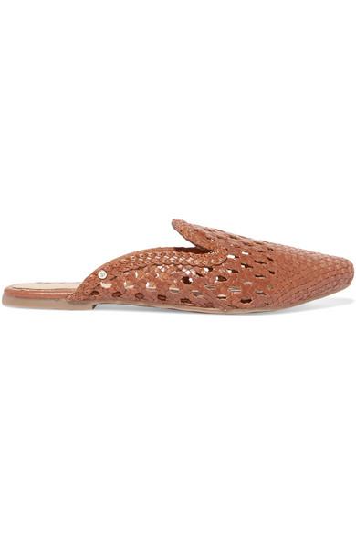 sam edelman navya woven leather slippers
