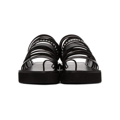 Shop 3.1 Phillip Lim / フィリップ リム Black Eva Multi Stripe Sandals