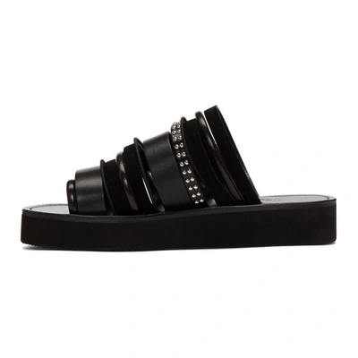 Shop 3.1 Phillip Lim / フィリップ リム Black Eva Multi Stripe Sandals