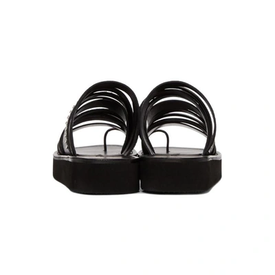 Shop 3.1 Phillip Lim / フィリップ リム Black Eva Multi Stripe Sandals