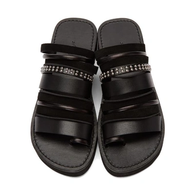 Shop 3.1 Phillip Lim / フィリップ リム Black Eva Multi Stripe Sandals