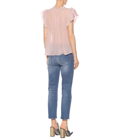 Shop Ulla Johnson Reine Cotton And Silk Top