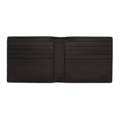 Shop Fendi Black 'bag Bugs' Bifold Wallet