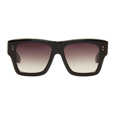 Shop Dita Black & Grey Creator Sunglasses