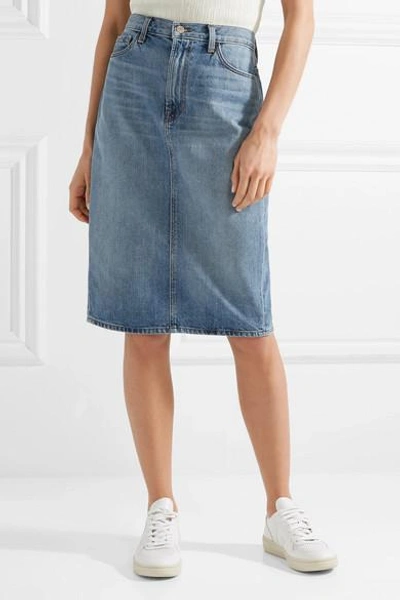 Shop J Brand Denim Midi Skirt