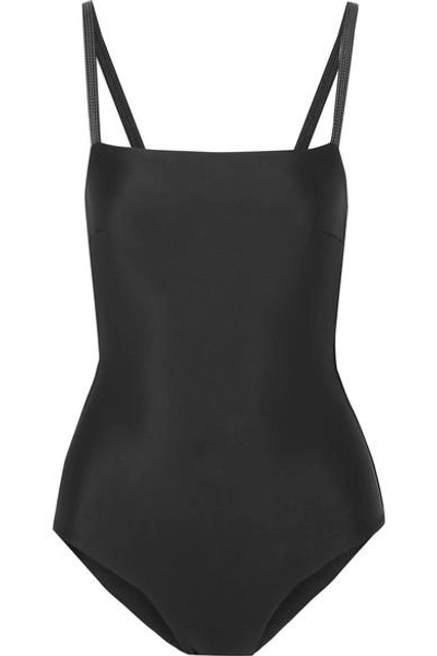 Shop Matteau Ring Swimsuit In Black