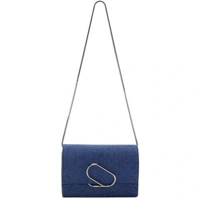 Shop 3.1 Phillip Lim / フィリップ リム Blue Denim Alix Crossbody Bag