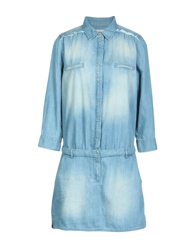 Shop Etienne Marcel Denim Dress In Blue