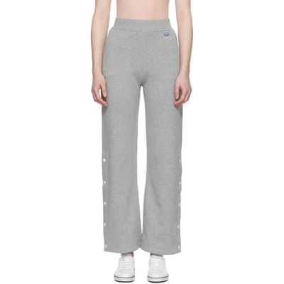 Shop Courrèges Grey Snap Lounge Pants