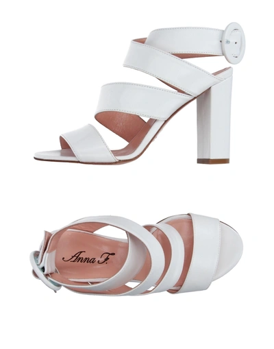 Shop Anna F Sandals In White