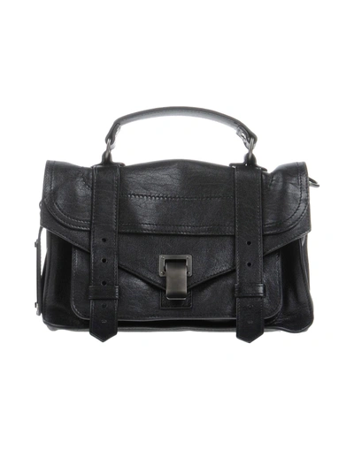Shop Proenza Schouler Woman Handbag Black Size - Soft Leather