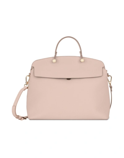Shop Furla Handbags In Pale Pink
