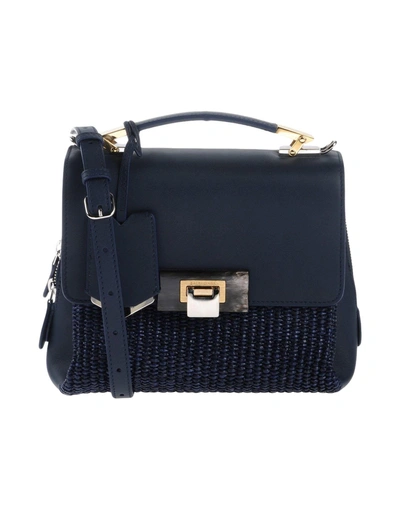 Shop Balenciaga Handbags In Dark Blue