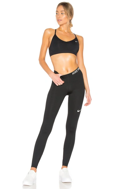 Shop Nike Pro Tight In Black & White