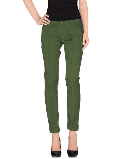 Shop Plein Sud Casual Pants In Military Green
