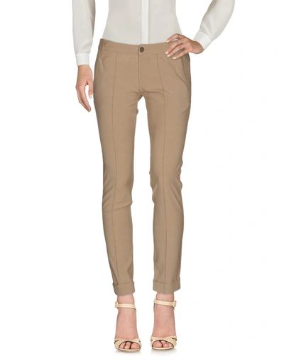 Shop Plein Sud Casual Pants In Beige