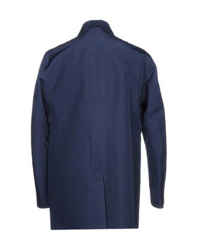 Shop Kired Overcoats In Blue