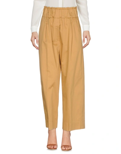 Shop Jucca Casual Pants In Sand