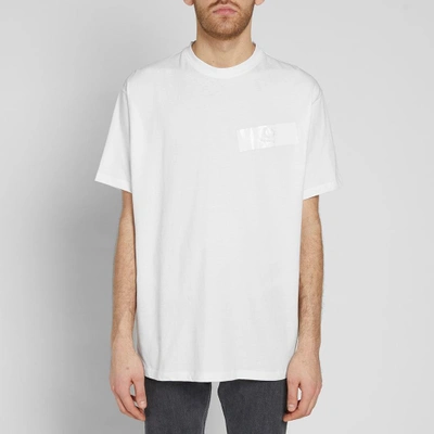 Shop Raf Simons Fred Perry X  Tape Detail Tee In White