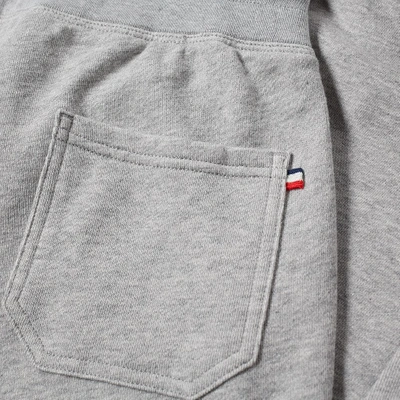 Shop Moncler Classic Jersey Sweat Pant In Grey