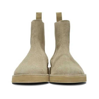 Shop Yeezy Taupe Chelsea Boots