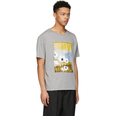 Shop Acne Studios Grey Naive Pop T-shirt