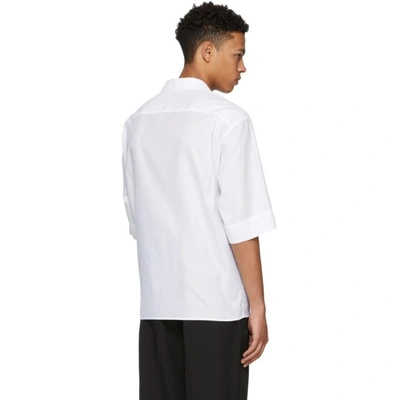 Shop Lemaire White Bowling Shirt