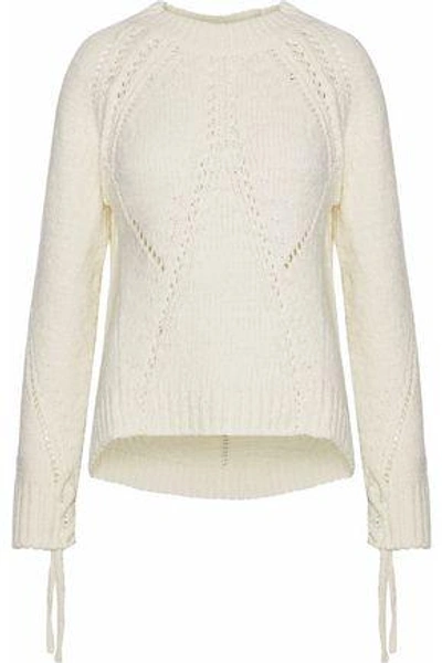 Shop 3.1 Phillip Lim / フィリップ リム Woman Open-knit Sweater Ivory