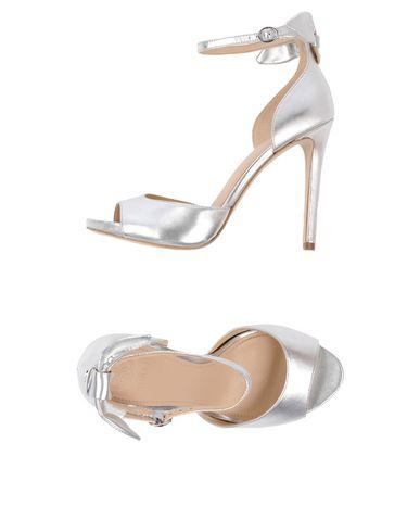 guess silver sandals