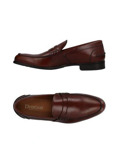 Shop Doucal's Loafers In Cocoa