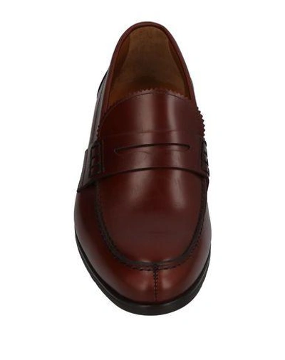 Shop Doucal's Loafers In Cocoa