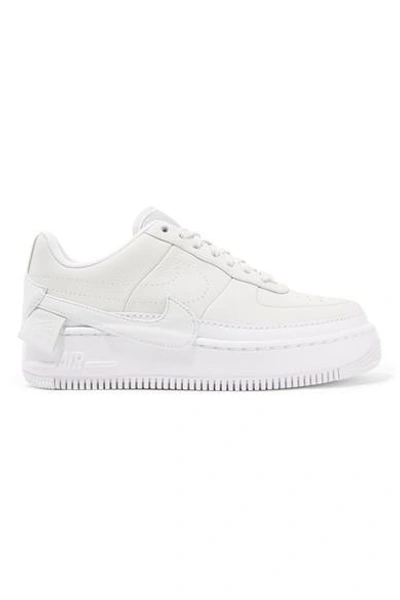 Shop Nike The 1 Reimagined Air Force 1 Jester Xx Textured-leather Platform Sneakers In Usd