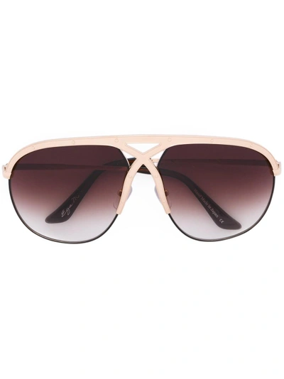 Shop Frency & Mercury Voracious Sunglasses In Metallic