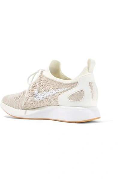 Shop Nike Air Zoom Mariah Flyknit Sneakers In Beige