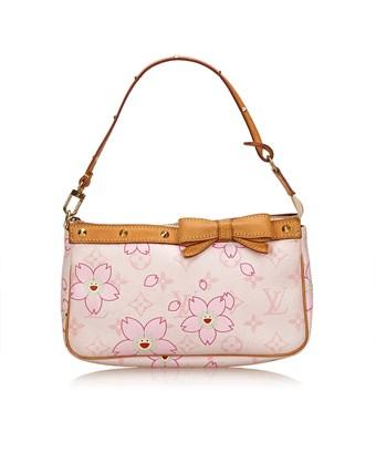 Louis Vuitton : Monogram Cherry Blossom Pochette Accessories In Pink X  White | ModeSens