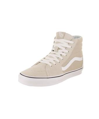 vans sk8 hi silver lining true white