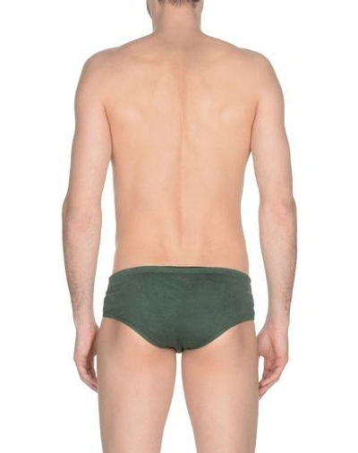 Shop Happiness Swim Briefs In Military Green