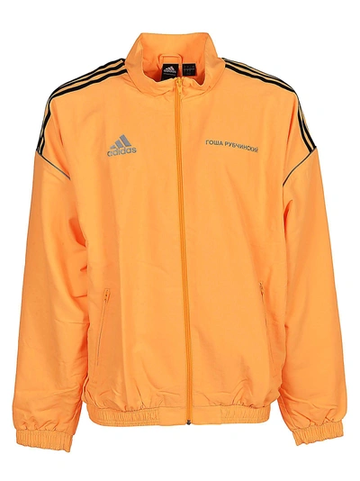 Shop Gosha Rubchinskiy X Adidas Zipped Track Jacket In Orange