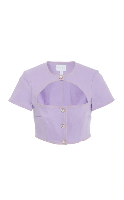 Shop Alice Mccall Somebody's Baby Top In Purple