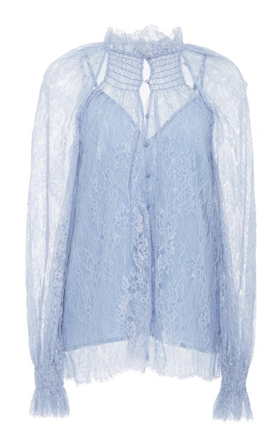 Shop Alice Mccall St Germain Blouse In Blue