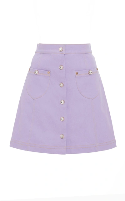 Shop Alice Mccall You Go Girl Skirt In Purple