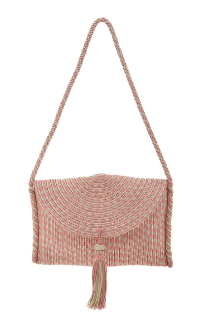 Shop Rebecca De Ravenel Sherazade Shoulder Bag In Pink