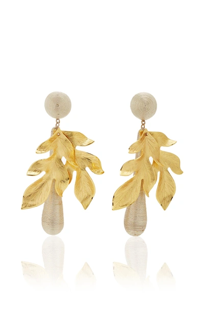Shop Rebecca De Ravenel Violetta Gold Earrings