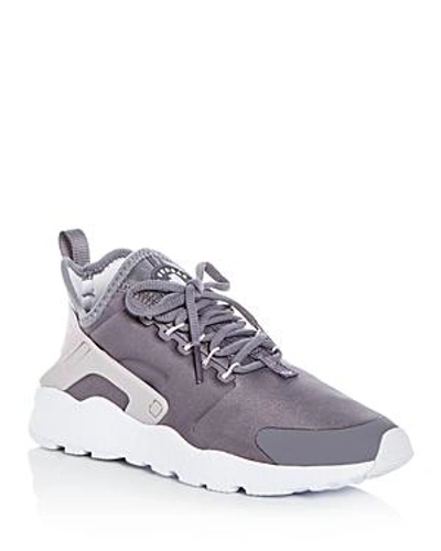 Shop Nike Women's Air Huarache Run Ultra Lace Up Sneakers In Gunsmoke/vast Grey/particle Rose