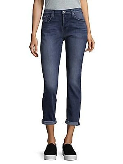 Shop 7 For All Mankind Josefina Washed Jeans In Med Blue