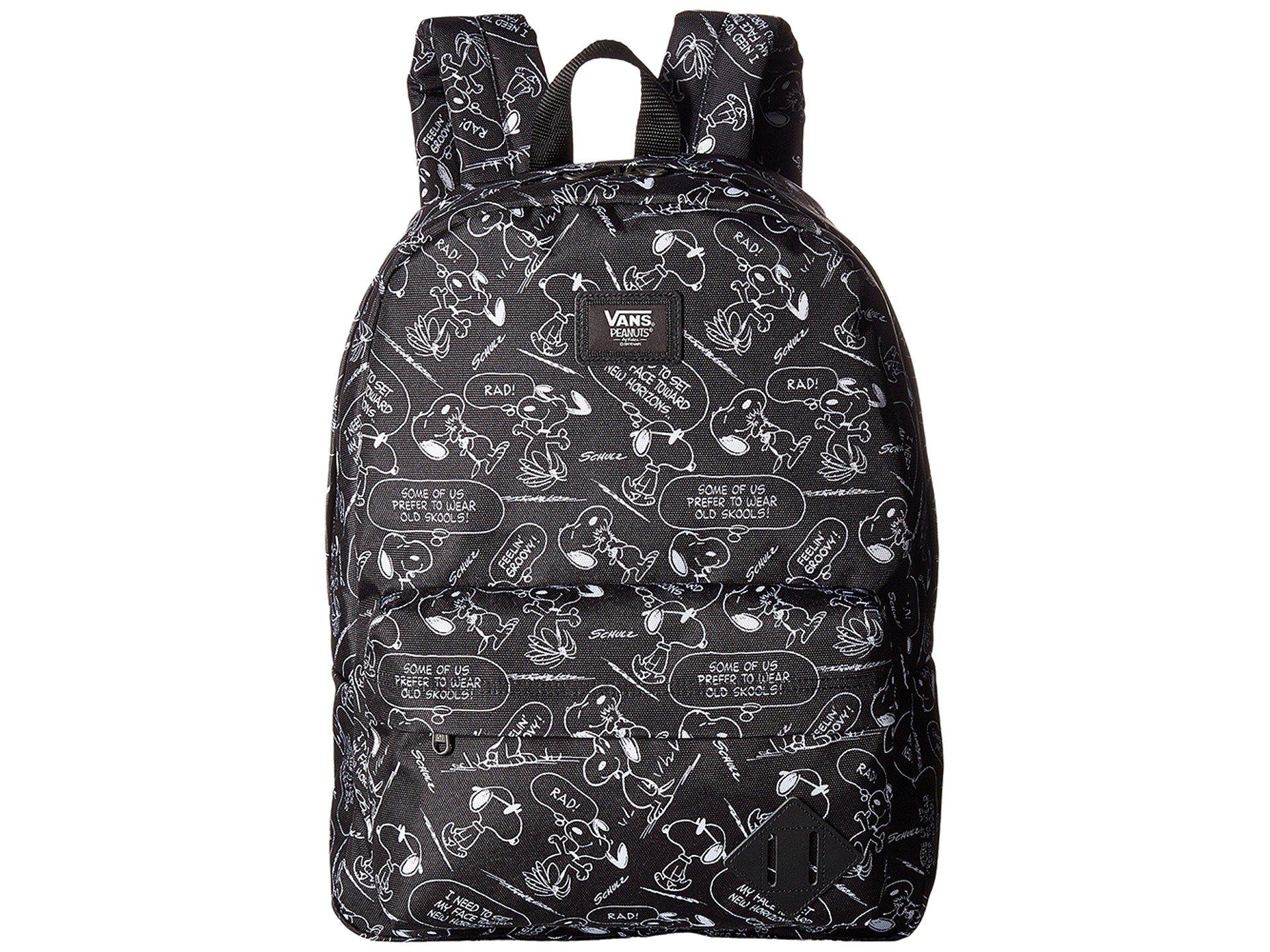 vans x peanuts old skool ii black backpack