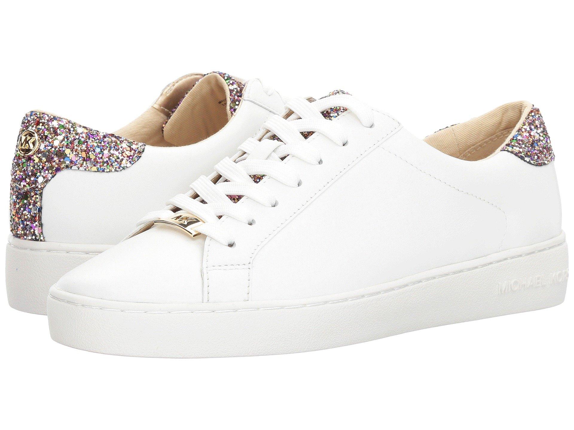 michael kors irving white sneakers