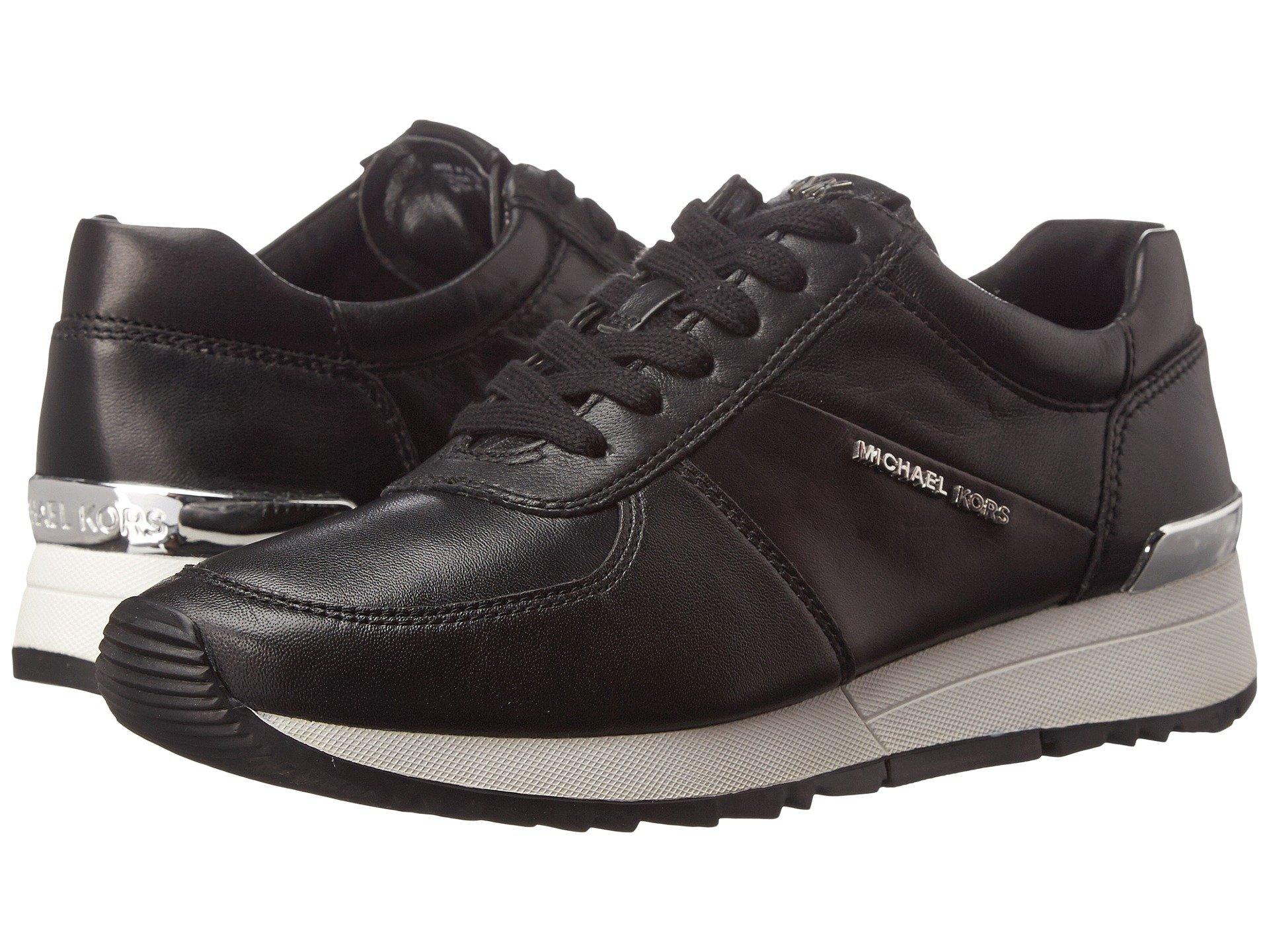 michael kors allie sneakers black